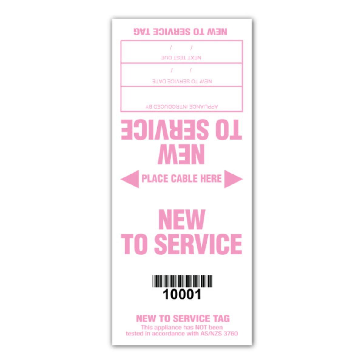 INTRODUCTION TO SERVICE TAG 100PK