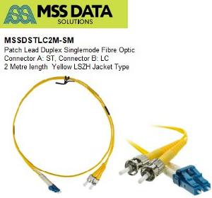 FIBRE PATCHLEAD ST-LC DUPLEX 1MODE 2M FIBRE PATCHLEAD ST-LC DUPLEX 1MODE 2M