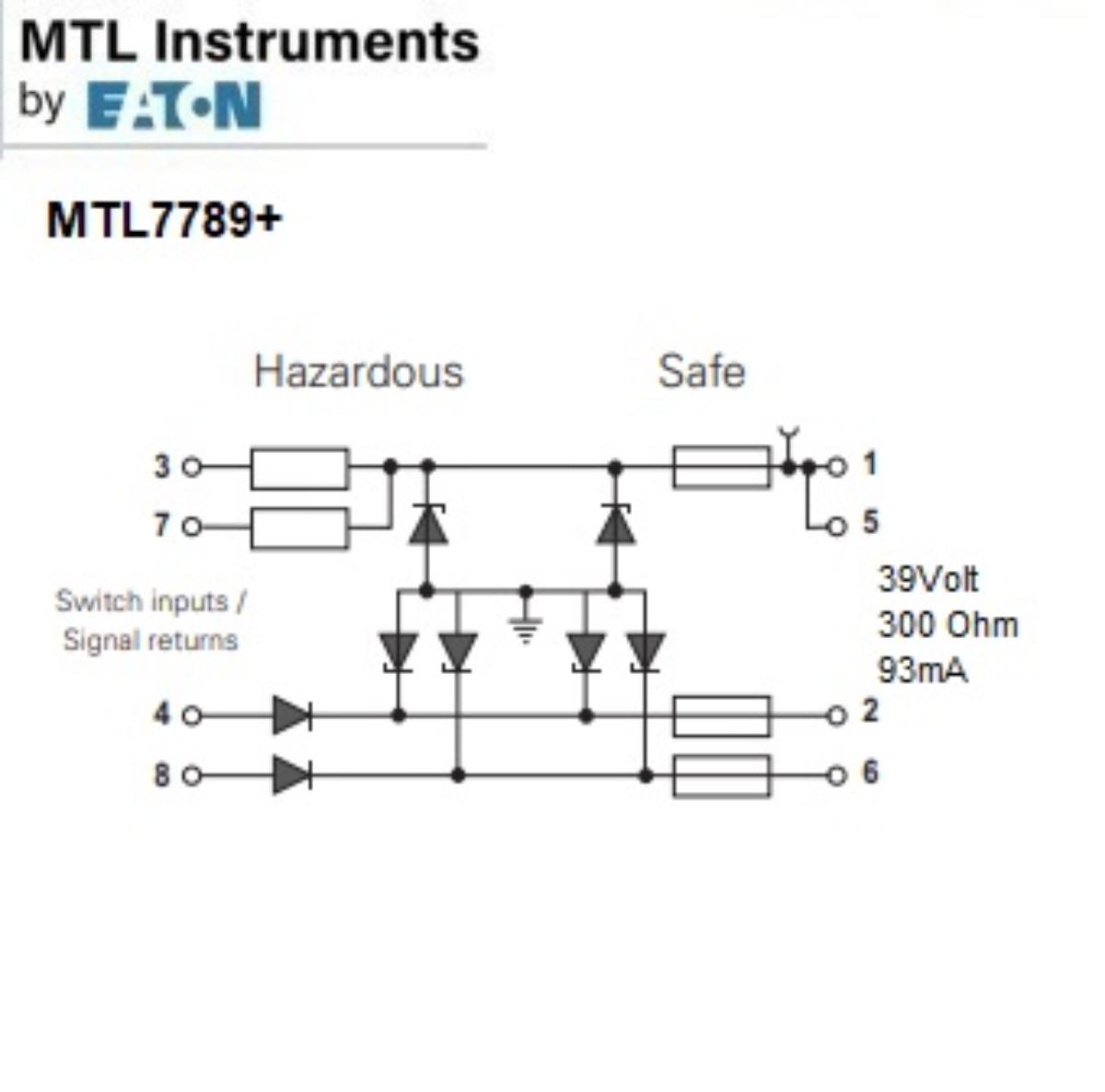MTL 2CH 28+VE 650 OHM DIODE RETURN