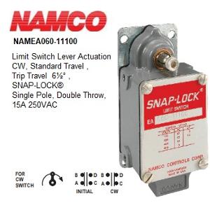 NAMCO SWITCH. SENSITIVE SPST 125-600VAC