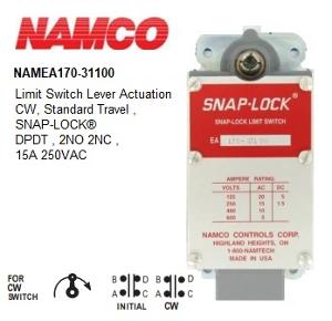 NAMCO LEVER SNAP-LOCK LIMIT SWITCH DOUBL