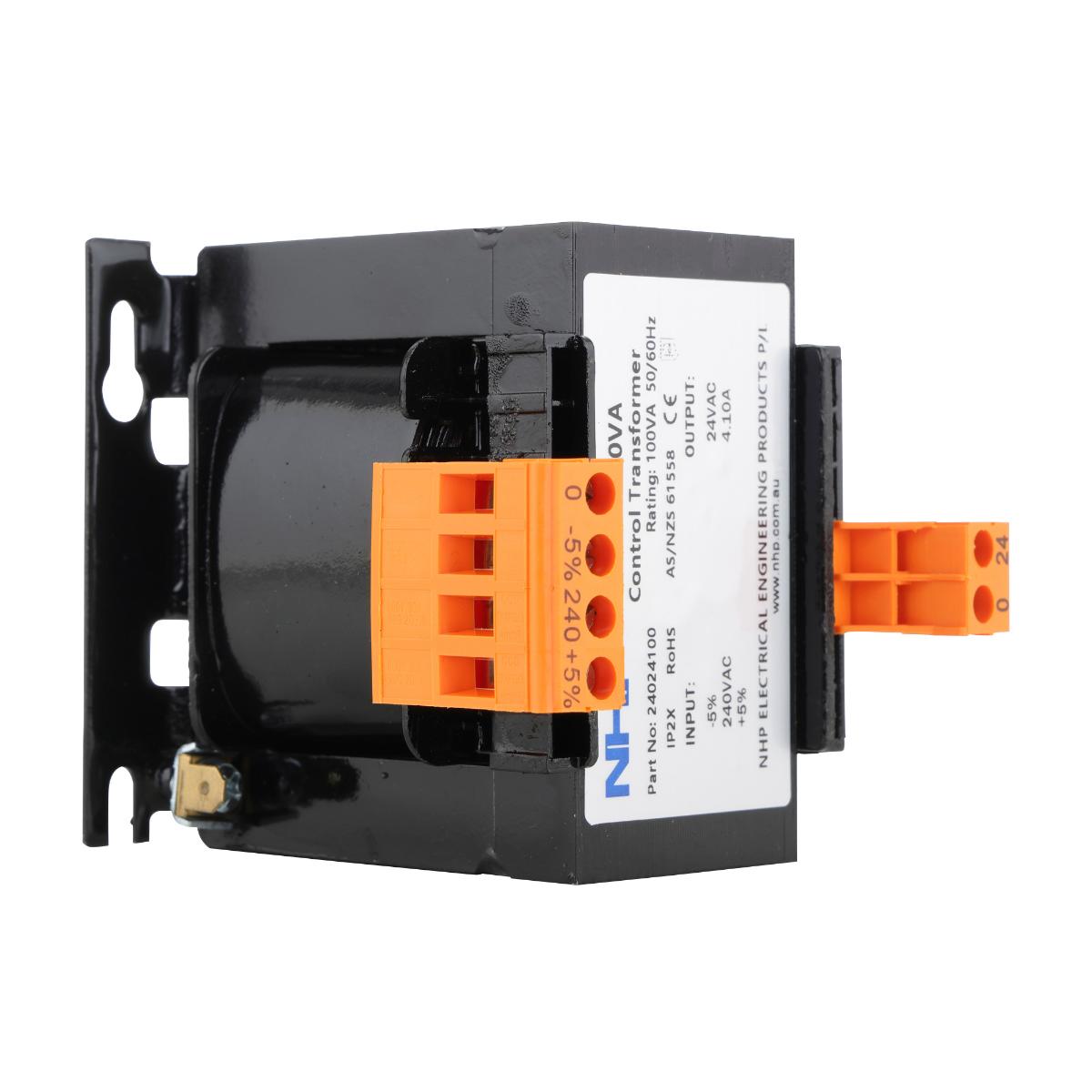 TRANSFORMER 240VAC - 24VAC 100VA