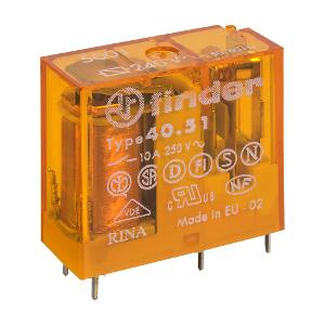 MINIATURE PCB RELAY 1C/O 5PIN 10A 240VAC MINIATURE PCB RELAY 1C/O 5PIN 10A 240VAC