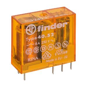 MINIATURE PCB RELAY 2C/O 8PIN 8A 240VAC MINIATURE PCB RELAY 2C/O 8PIN 8A 240VAC
