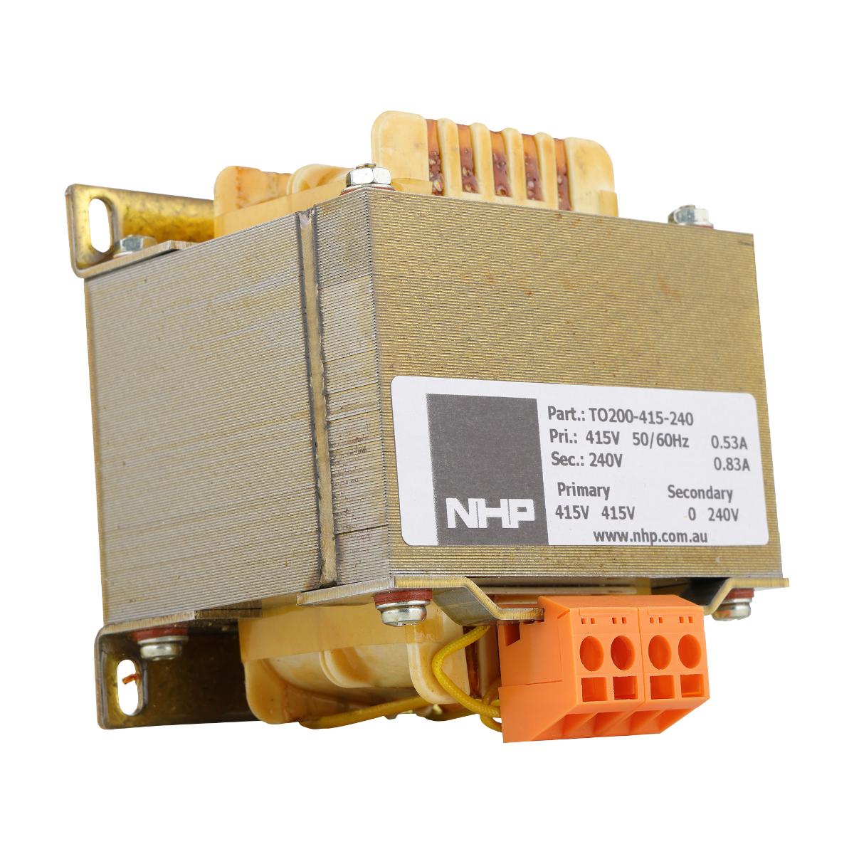TRANSFORMER 415VAC - 240VAC 200VA