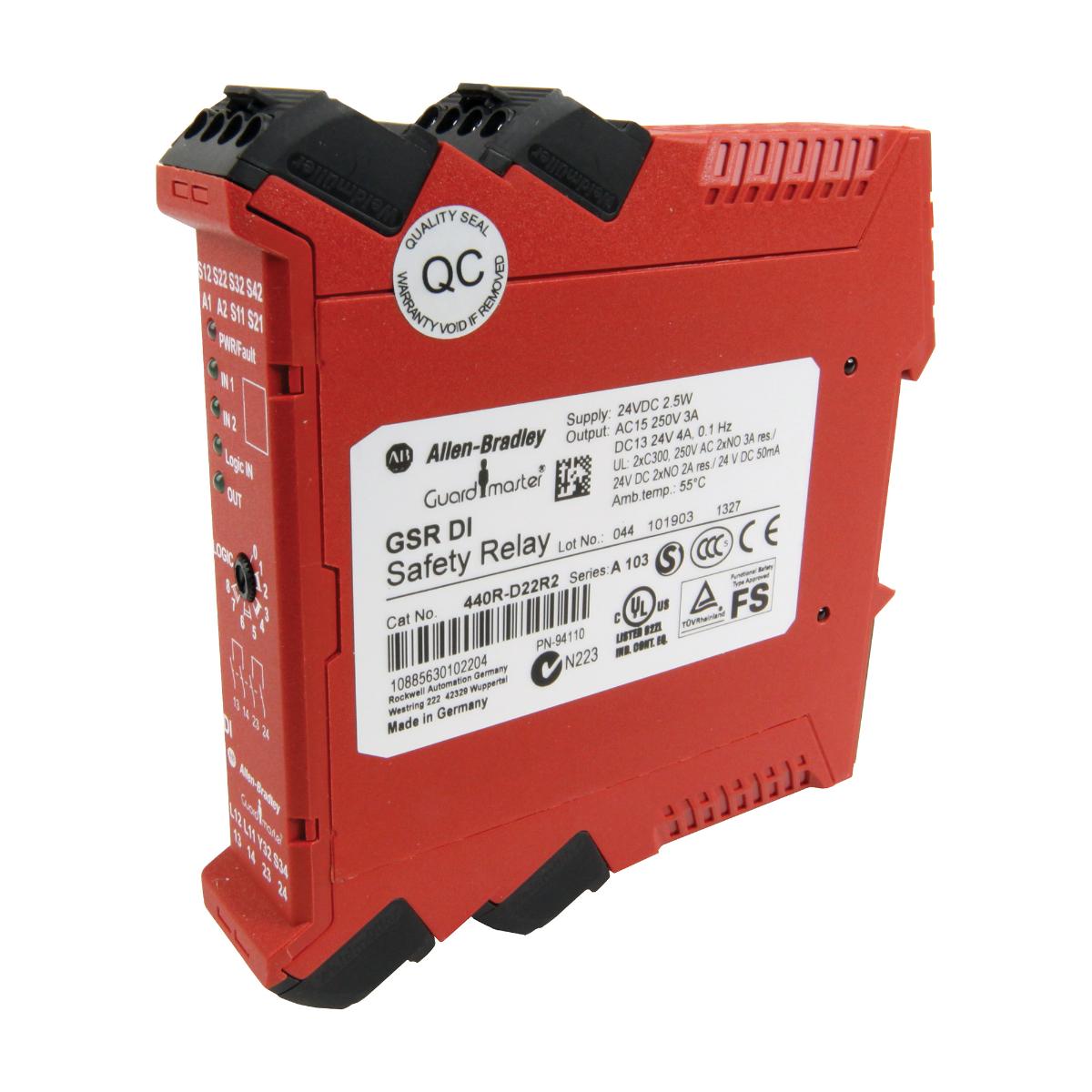 GSR DI 24VDC 1NC/2NC/OSSD/SM 2NOSFTY 1SS