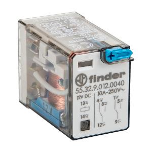 MINI GEN PURP RELAY 2C/O 8PIN 10A 12VDC MINI GEN PURP RELAY 2C/O 8PIN 10A 12VDC