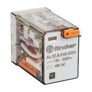 MINI POWER RELAY 2C/O 8PIN 12A 48VAC MINI POWER RELAY 2C/O 8PIN 12A 48VAC