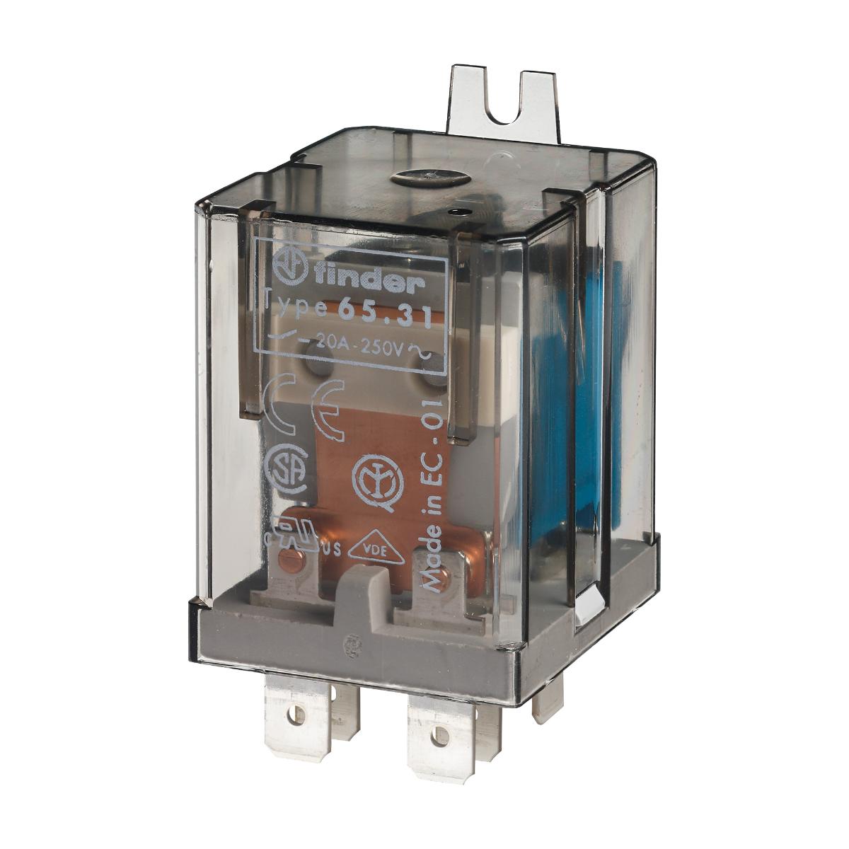 FLANGE POWER RELAY 1N/O 30A 240VAC