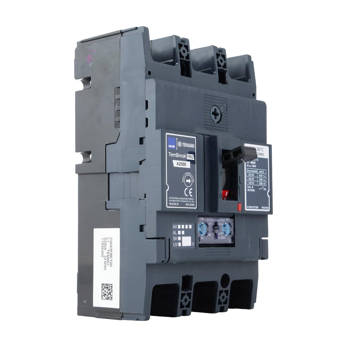 MCCB TBP 3P 250A 25KA 250 FRAME