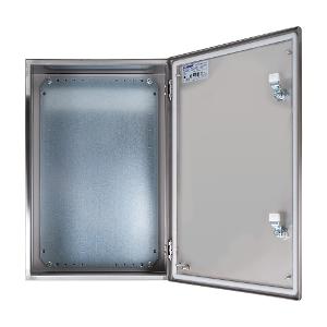 ENCLOSURE W/MNT 316 S/S 600X600X210MM ENCLOSURE W/MNT 316 S/S 600X600X210MM