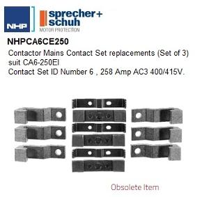 MAIN CONTACT SET FOR CA6-250 MAIN CONTACT SET FOR CA6-250