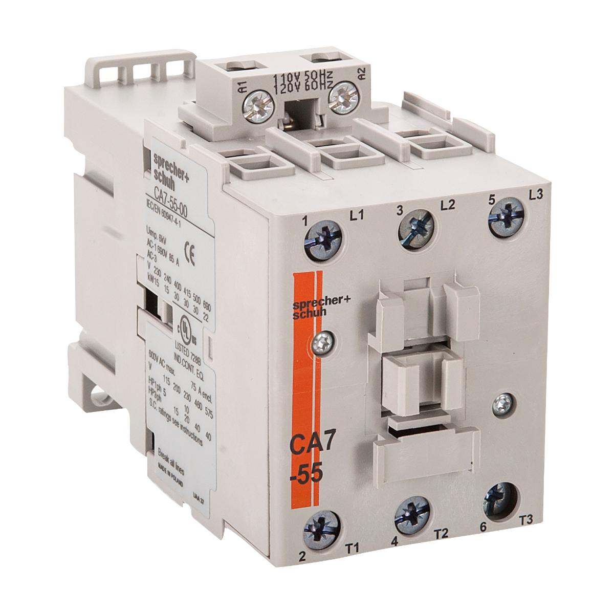 CONTACTOR 3P 55A AC3 30KW 240VAC COIL
