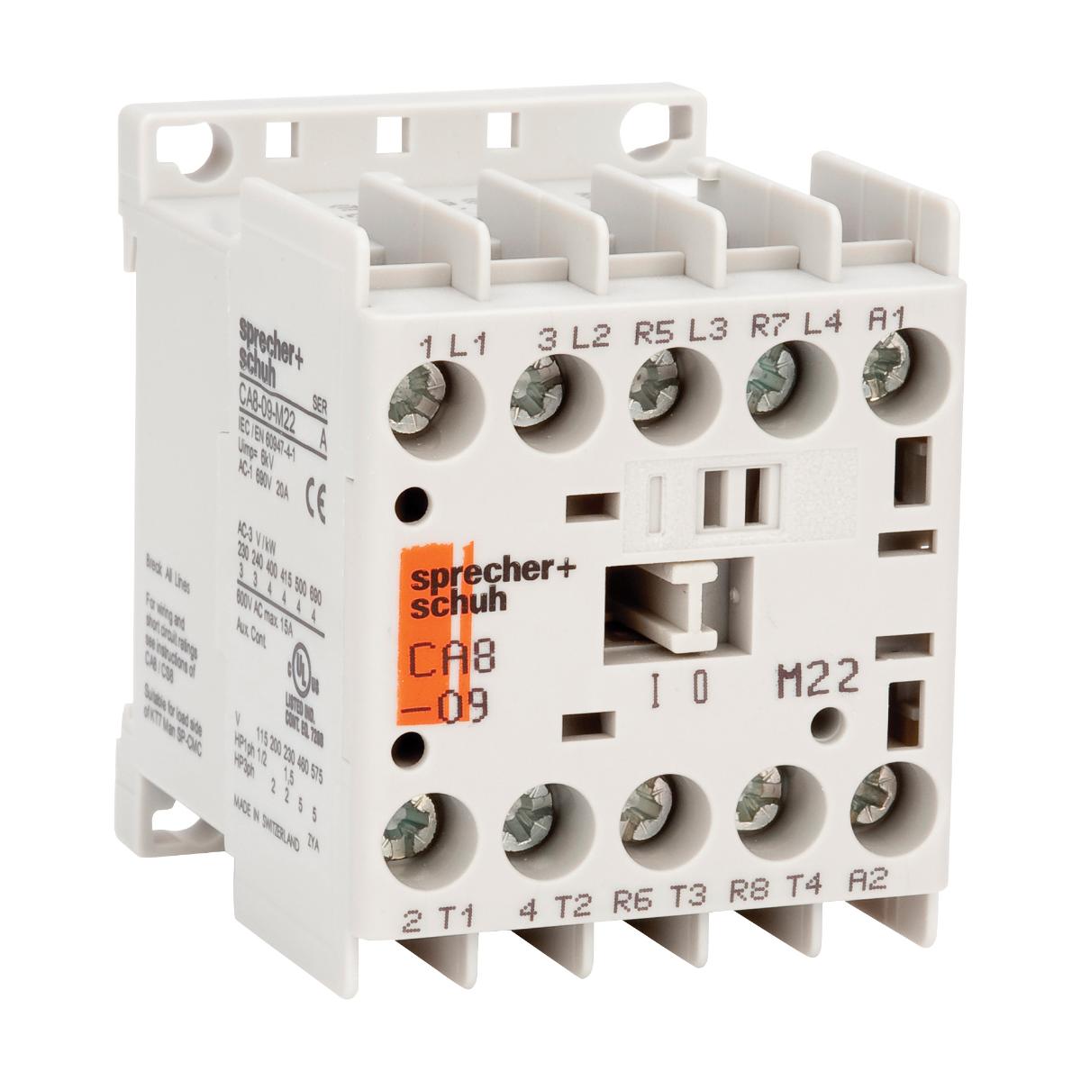 MINI CONTACTOR 4P 9A AC3 4KW 24VAC