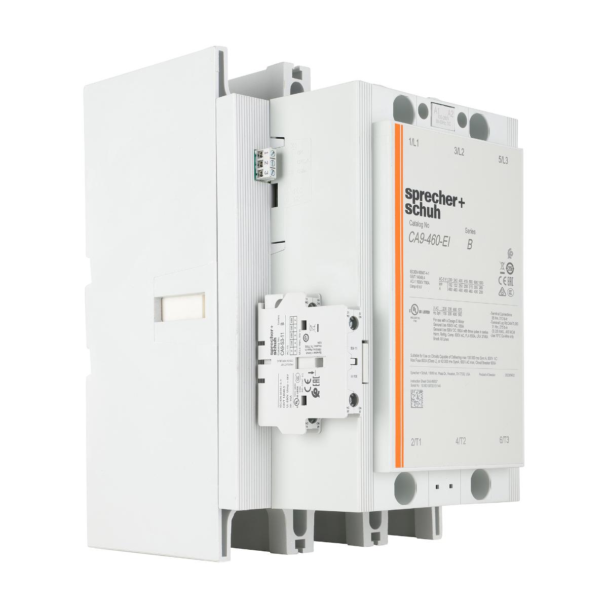 CONTACTOR 3P 460A AC3 250KW 100/250VACDC