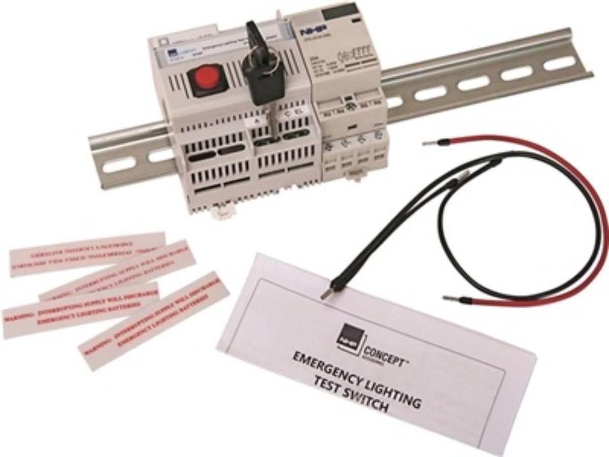 EMER LIGHT TEST UNIT P/BUTTON OPEN TYPE
