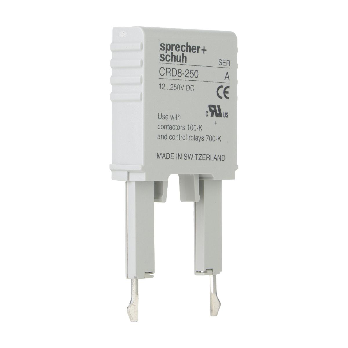 COIL SUPPRESSOR DIODE MODULE 12-250VDC