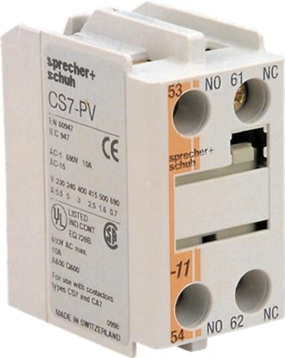 AUXILIARY CONTACT 1 N/O 1 N/C TOP MOUNT