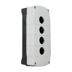PLASTIC ENCLOSURE 4X22.5MM HOLE GRY IP66 PLASTIC ENCLOSURE 4X22.5MM HOLE GRY IP66