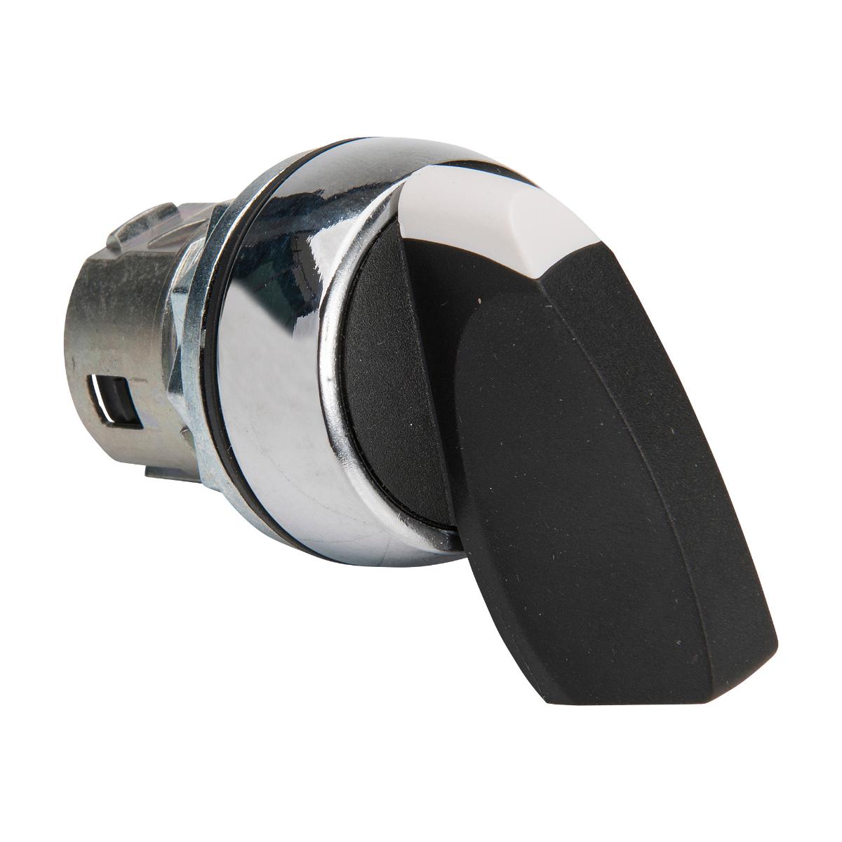 SELECTOR SW 22.5MM MTL 3 POS WHITE