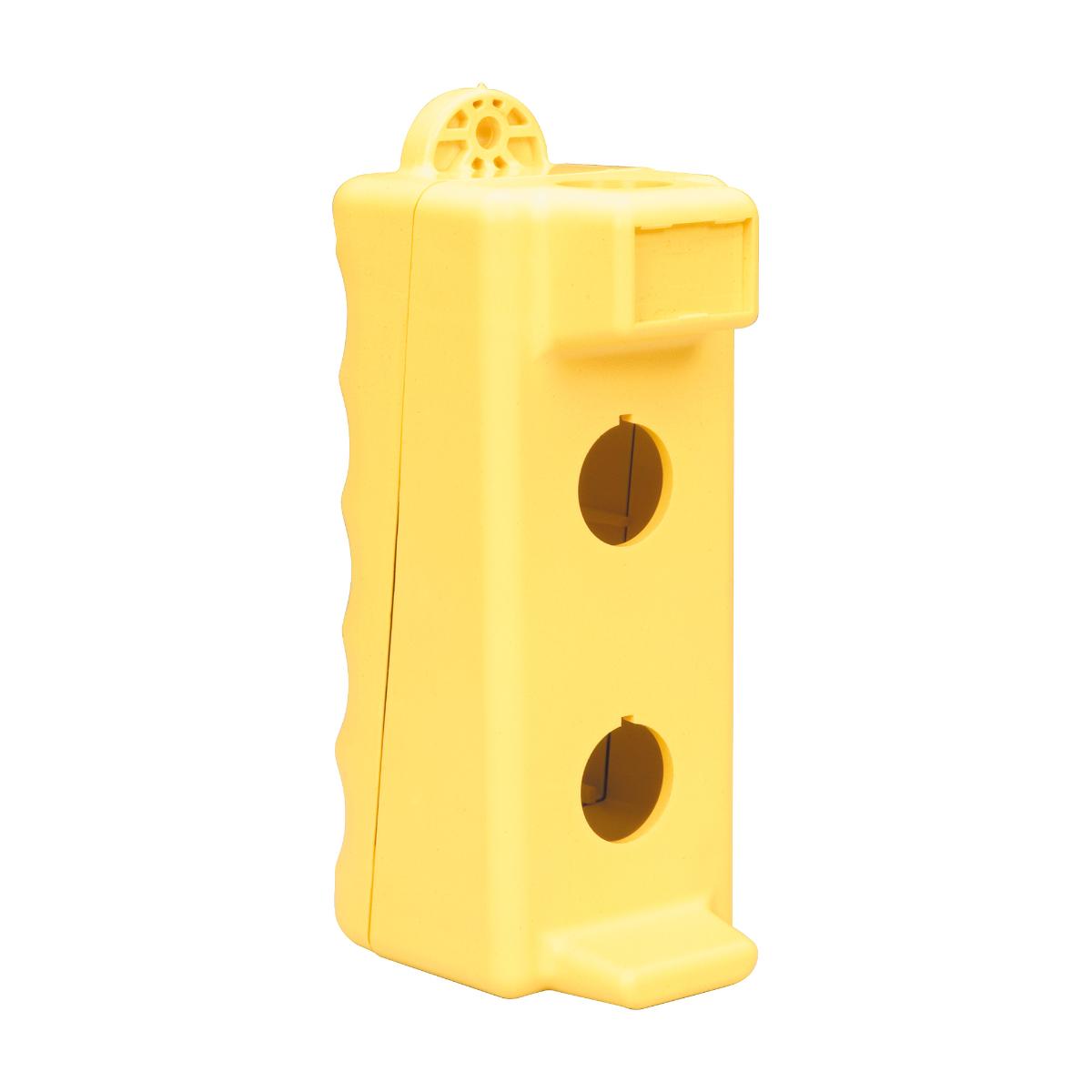PENDANT STATION 22.5MM EMPTY 2 HOLE YLLW