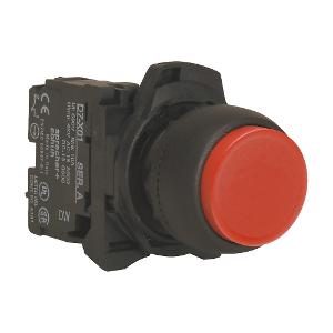 PUSHBUTTON 22.5MM PLAS EXTENDED RED 1NC PUSHBUTTON 22.5MM PLAS EXTENDED RED 1NC