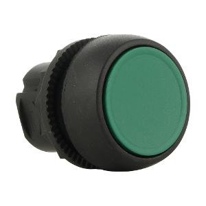 PUSHBUTTON 22.5MM PLAS FLUSH GREEN PUSHBUTTON 22.5MM PLAS FLUSH GREEN