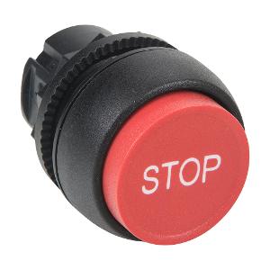 PUSHBUTTON 22.5MM PLAS FLUSH RED STOP PUSHBUTTON 22.5MM PLAS FLUSH RED STOP