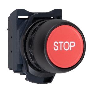 P/BUTTON 22.5MM PLAS FLUSH RED STOP 1NC P/BUTTON 22.5MM PLAS FLUSH RED STOP 1NC