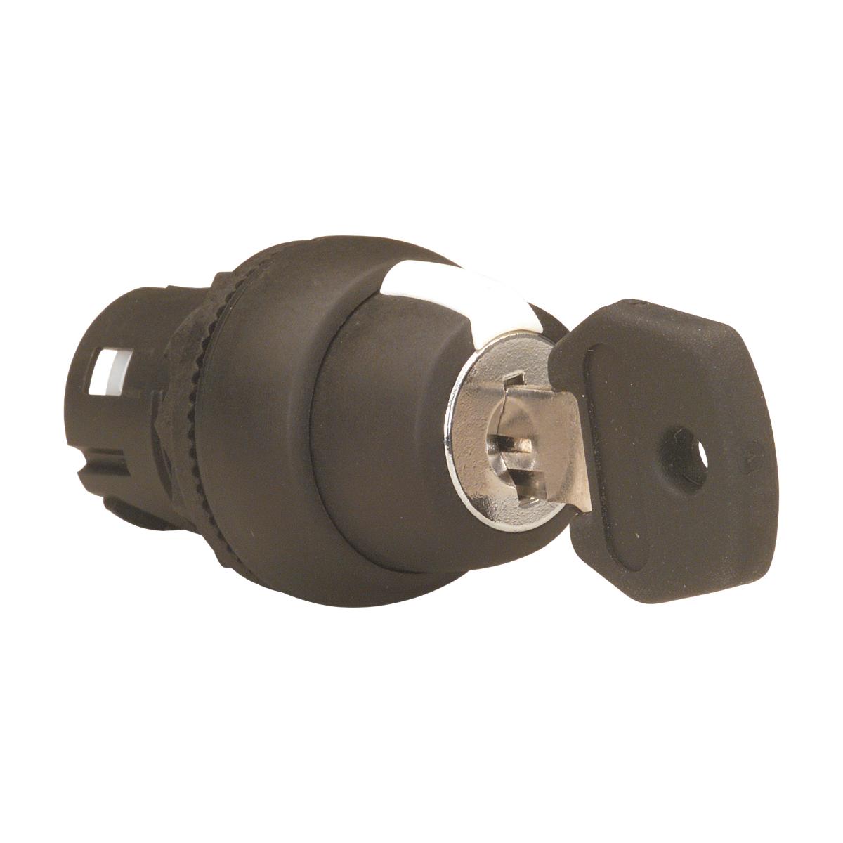 KEYED SELECTOR SW 22.5MM PLAS 2POS 3825