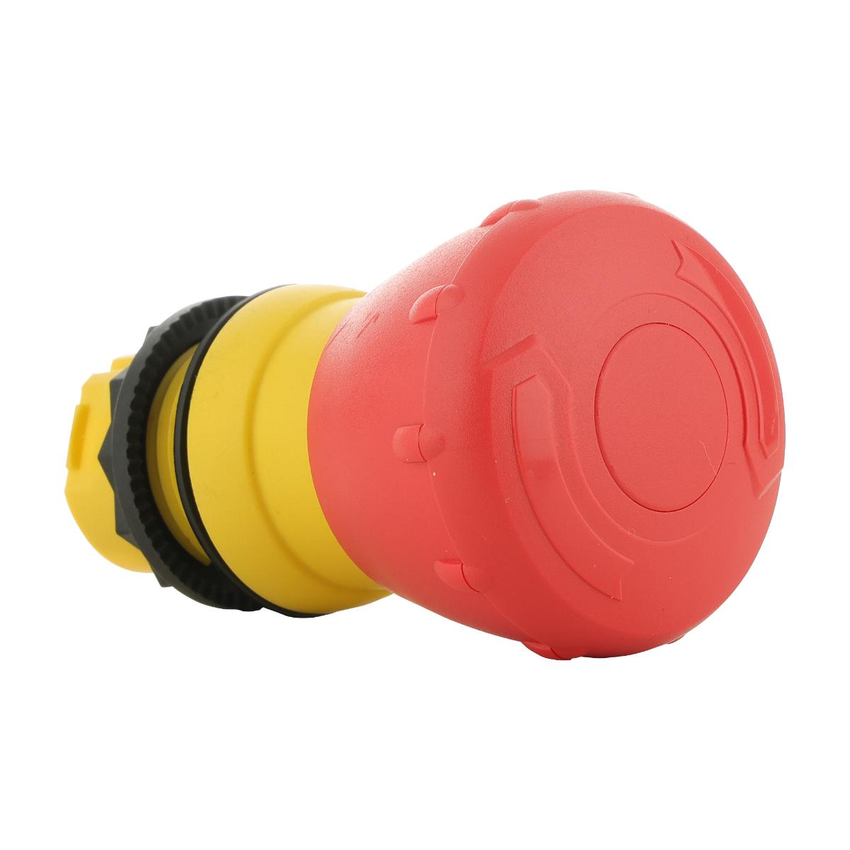 PUSHBUTTON 22.5MM PLAS E-STOP 40MM