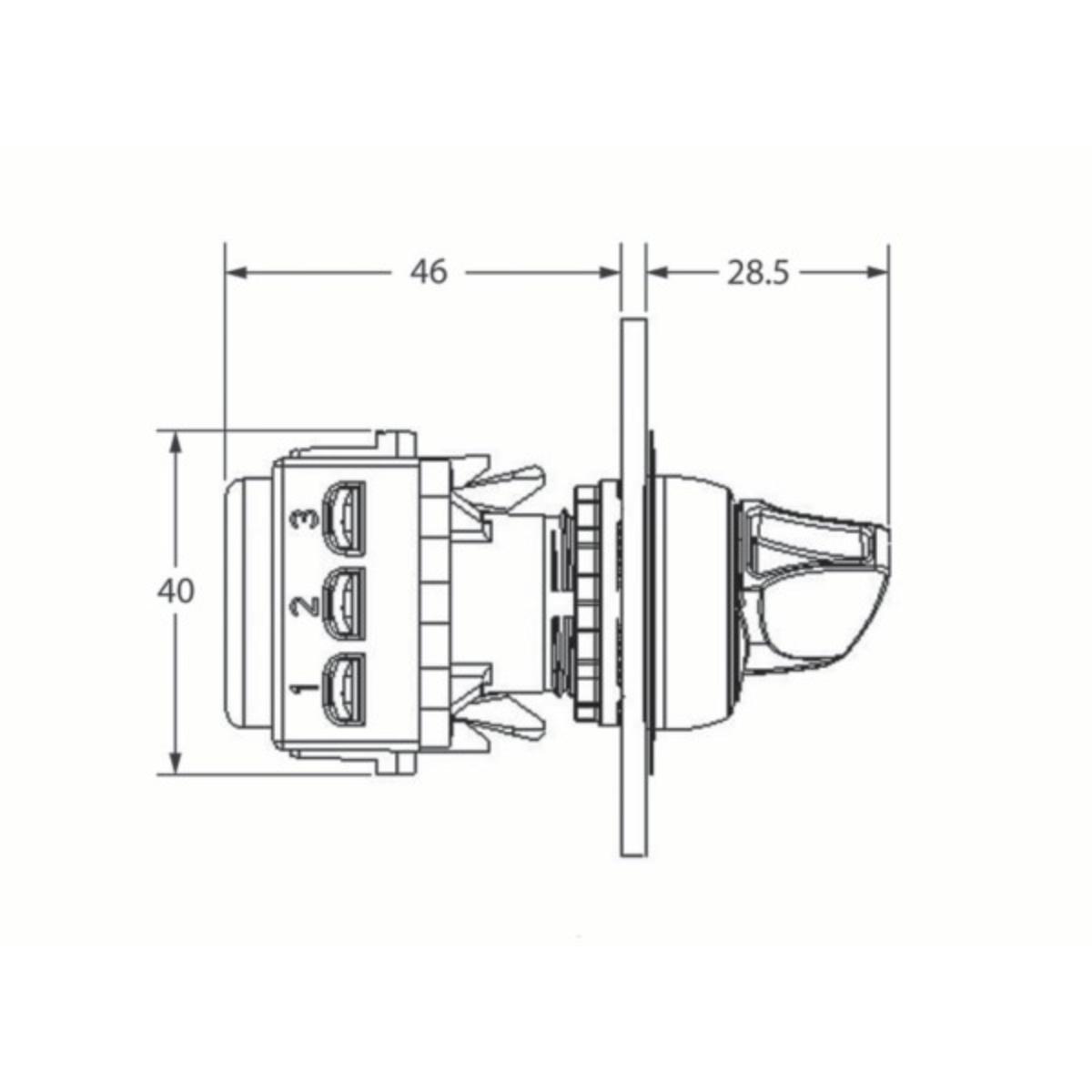 POTENTIOMETER 22.5MM 10000 OHM RES ELEM