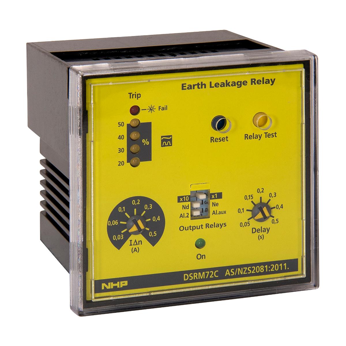 MINING ELR PNL MT 72X72 0.03MA-5A 24VDC