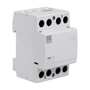 DIN CONTACTOR 63A 4N/O 240VACDC 3 MODULE DIN CONTACTOR 63A 4N/O 240VACDC 3 MODULE