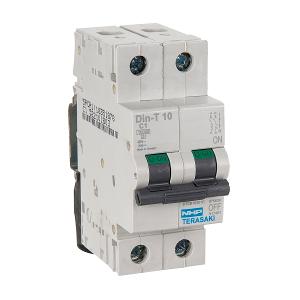 MCB DIN-T10 2P 4A 10KA C CURVE 2 MODULE MCB DIN-T10 2P 4A 10KA C CURVE 2 MODULE