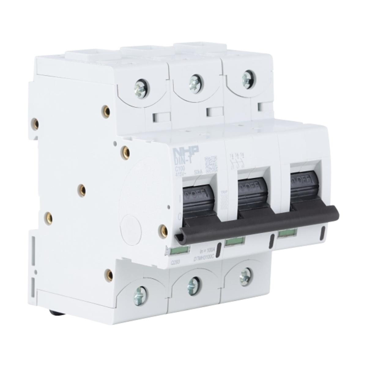 MCB DIN-T10H 3P 80A 50KA C CURVE 4.5 MOD