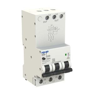 RCBO DIN-T 10KA 3P 20A 30MA 3 MODULE RCBO DIN-T 10KA 3P 20A 30MA 3 MODULE