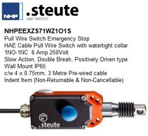 EX PULLWIRE WITH COLLAR IP65 1NO/1NC 3M EX PULLWIRE WITH COLLAR IP65 1NO/1NC 3M
