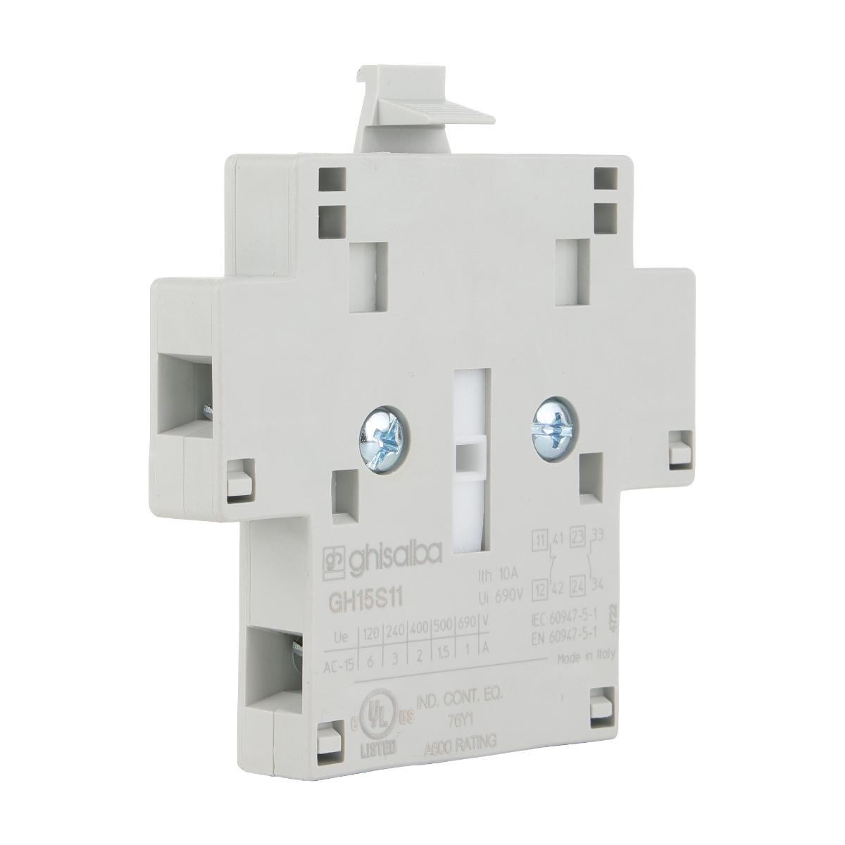 AUXILIARY CONTACT 1N/O 1N/C SIDE MOUNT