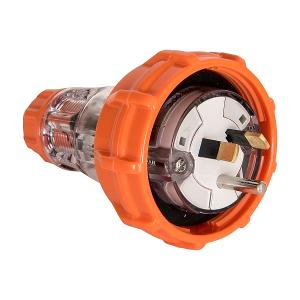 ISO PLUG TOP STRAIGHT 1PH 2F+1R PINS 10A ISO PLUG TOP STRAIGHT 1PH 2F+1R PINS 10A