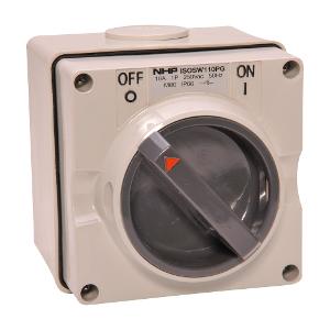 ISO SWITCH 1PH 2 POLE 10A 63MM DEEP BASE ISO SWITCH 1PH 2 POLE 10A 63MM DEEP BASE