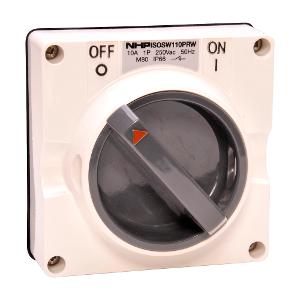 ISO SWITCH 1PH 2 POLE 10A LESS BASE ISO SWITCH 1PH 2 POLE 10A LESS BASE
