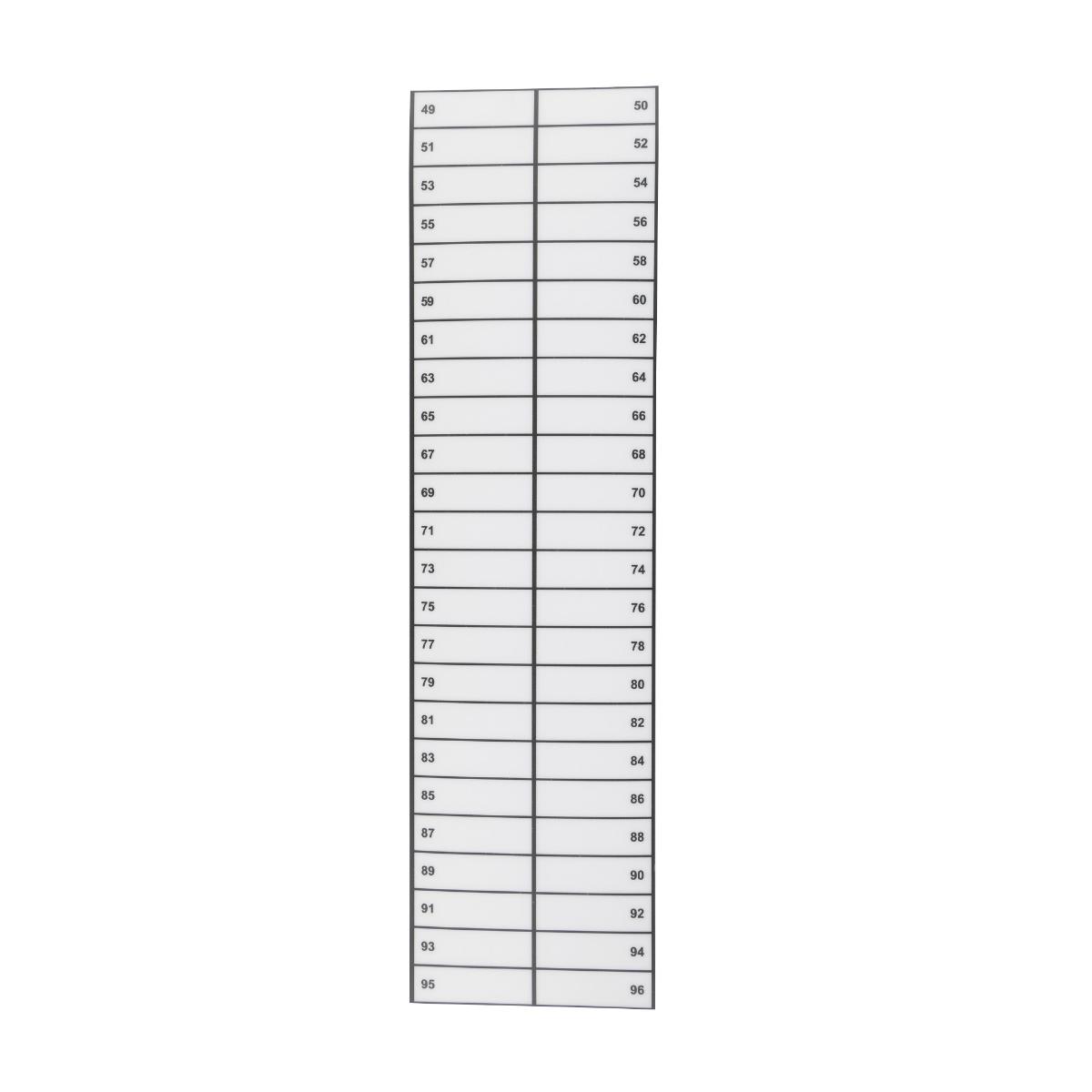 LABEL ESC LEGEND 46-96 FOR DIN-T