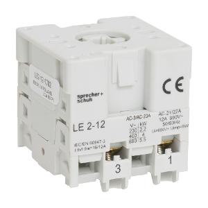 CHANGEOVER SW BODY 2P 12A PANEL MOUNT CHANGEOVER SW BODY 2P 12A PANEL MOUNT