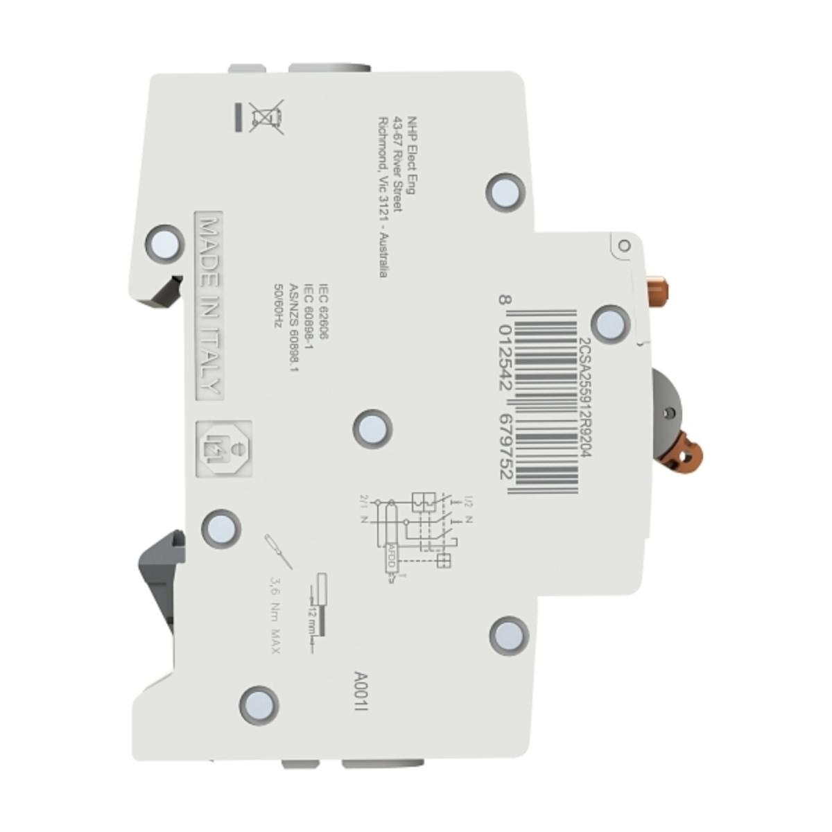 MCB MOD6+ AFDD 1P+SN 20A 6KA C CRV 2MOD