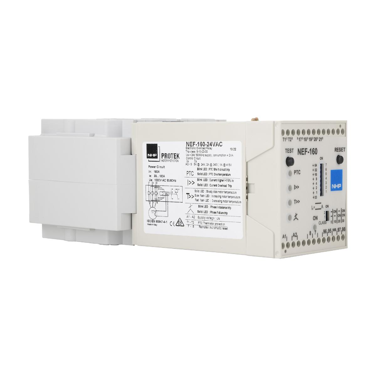 ELECTRONIC OVERLOAD 33-160A 24VAC CTRL