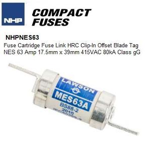 CLIP-IN FUSE OFFSET TAGS 415V 63A CLIP-IN FUSE OFFSET TAGS 415V 63A