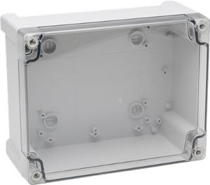 PLASTIC ENCLOSURE N-LINE CLR 110X110X65