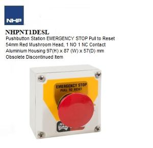 EMERGENCY STOP STATION ALUM 1N/O 1N/C EMERGENCY STOP STATION ALUM 1N/O 1N/C