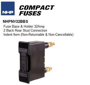 FUSE HOLDER 32A REAR STUD FRONT WIRED FUSE HOLDER 32A REAR STUD FRONT WIRED